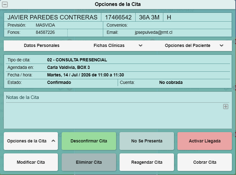 Recordatorios
